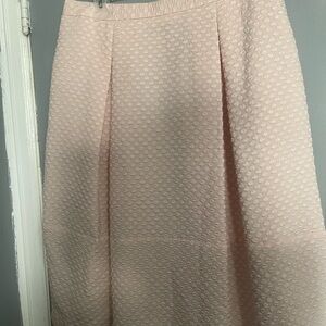 Chelsea28 Pink Textured Midi Skirt